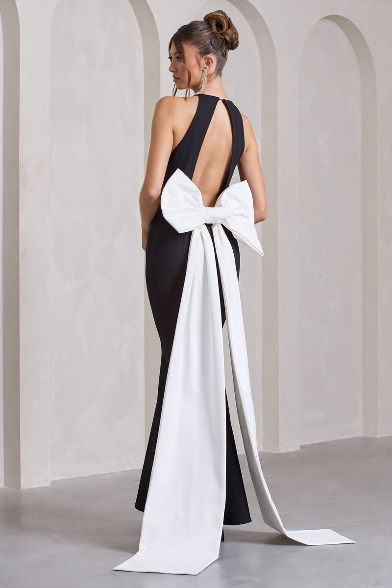 Dresses with big bows on the back clearance