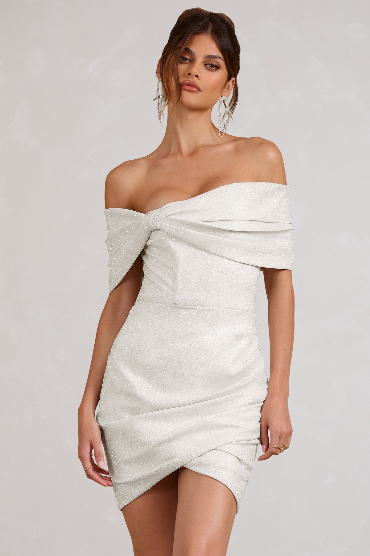 Bardot mini best sale wrap dress