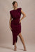 Jennifer | Port Sleeveless Maxi Dress With Asymmetric Hem