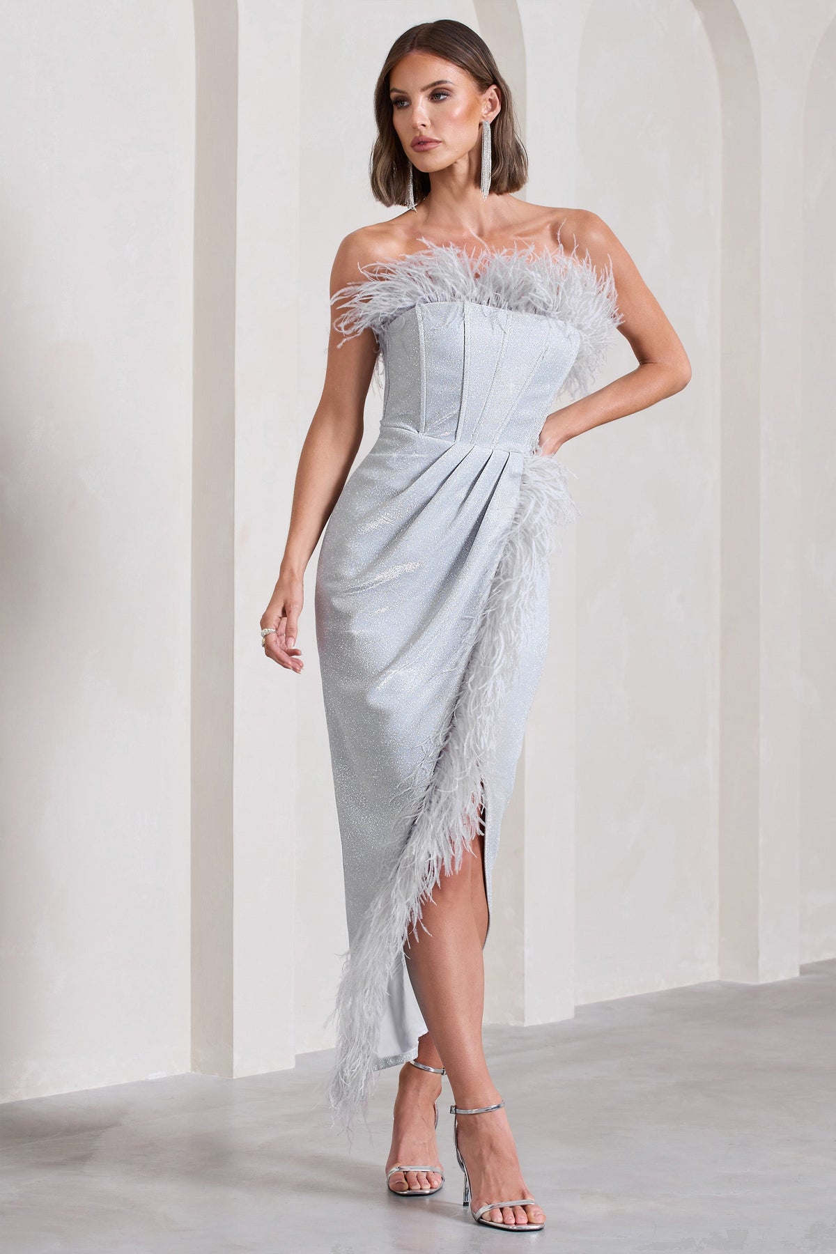 Metallic sales silver outfit