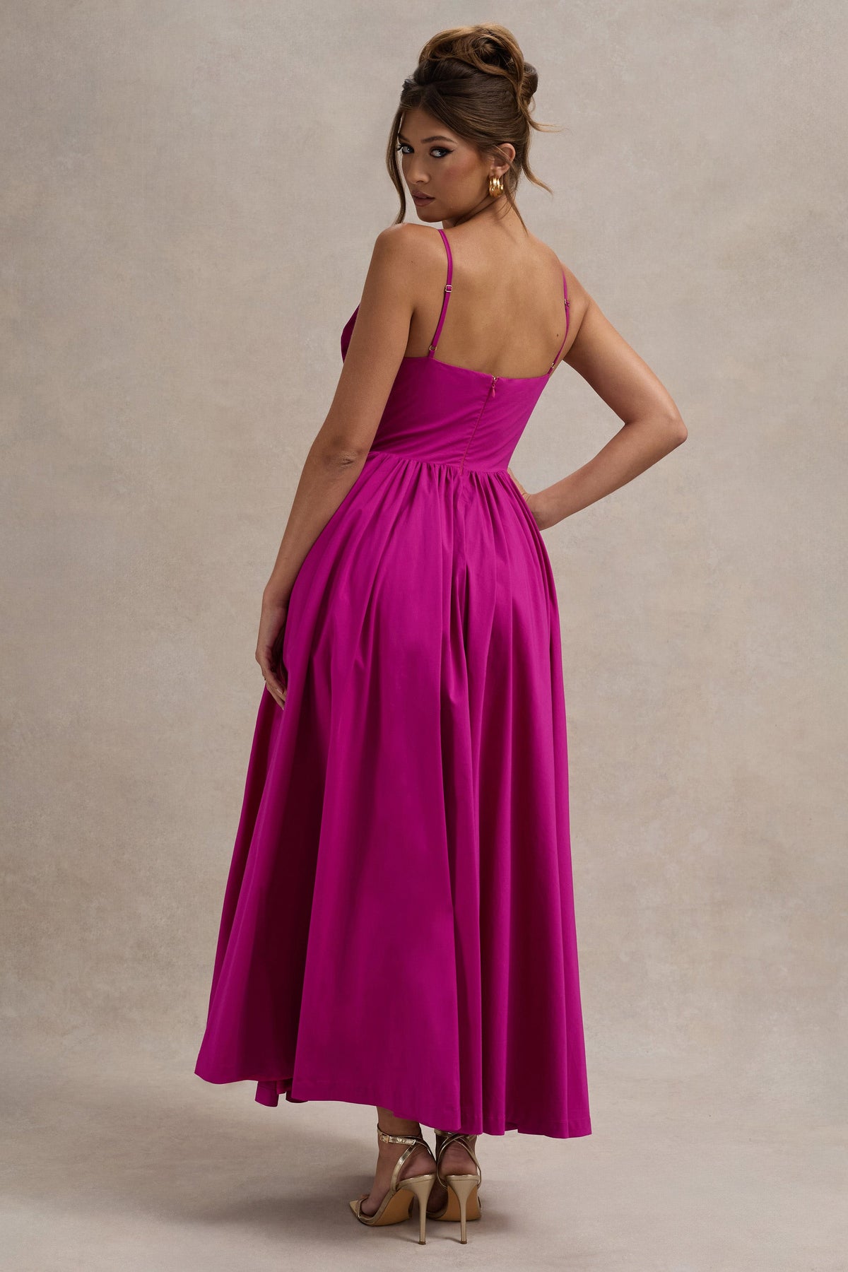 Fuschia pink maxi dress outlet