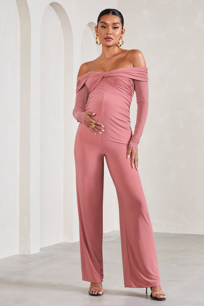 Sing To Sleep | Hot Pink Maternity One Shoulder Cape Jumpsuit | Maternity  jumpsuit, Jumpsuits uk, Cape jumpsuit