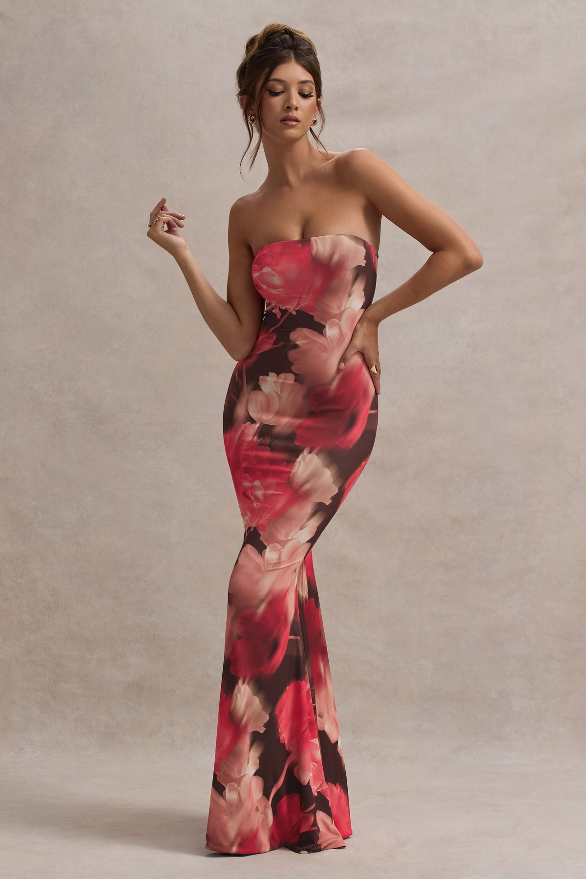 WB_CL129967274-CeremonyRedFloralPrintBandeauFishtailMaxiDress7