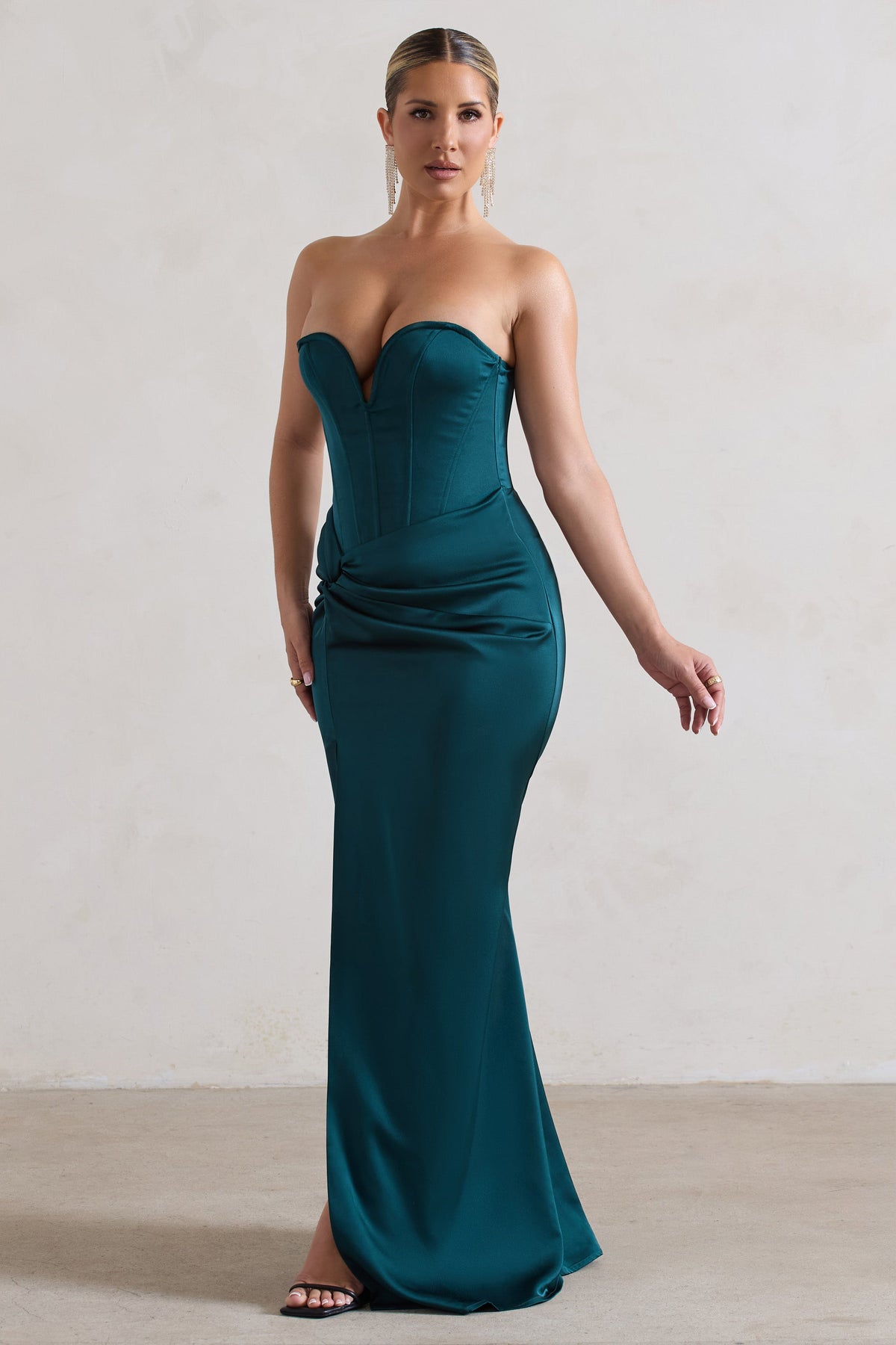 WB_CL129976102-ArdelleDarkGreenSatinCorsetedWrapMaxiDress7