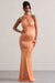 WB_CL129991031-UnbeatablePeachSatinCrossOverHalter-NeckMaxiDress0