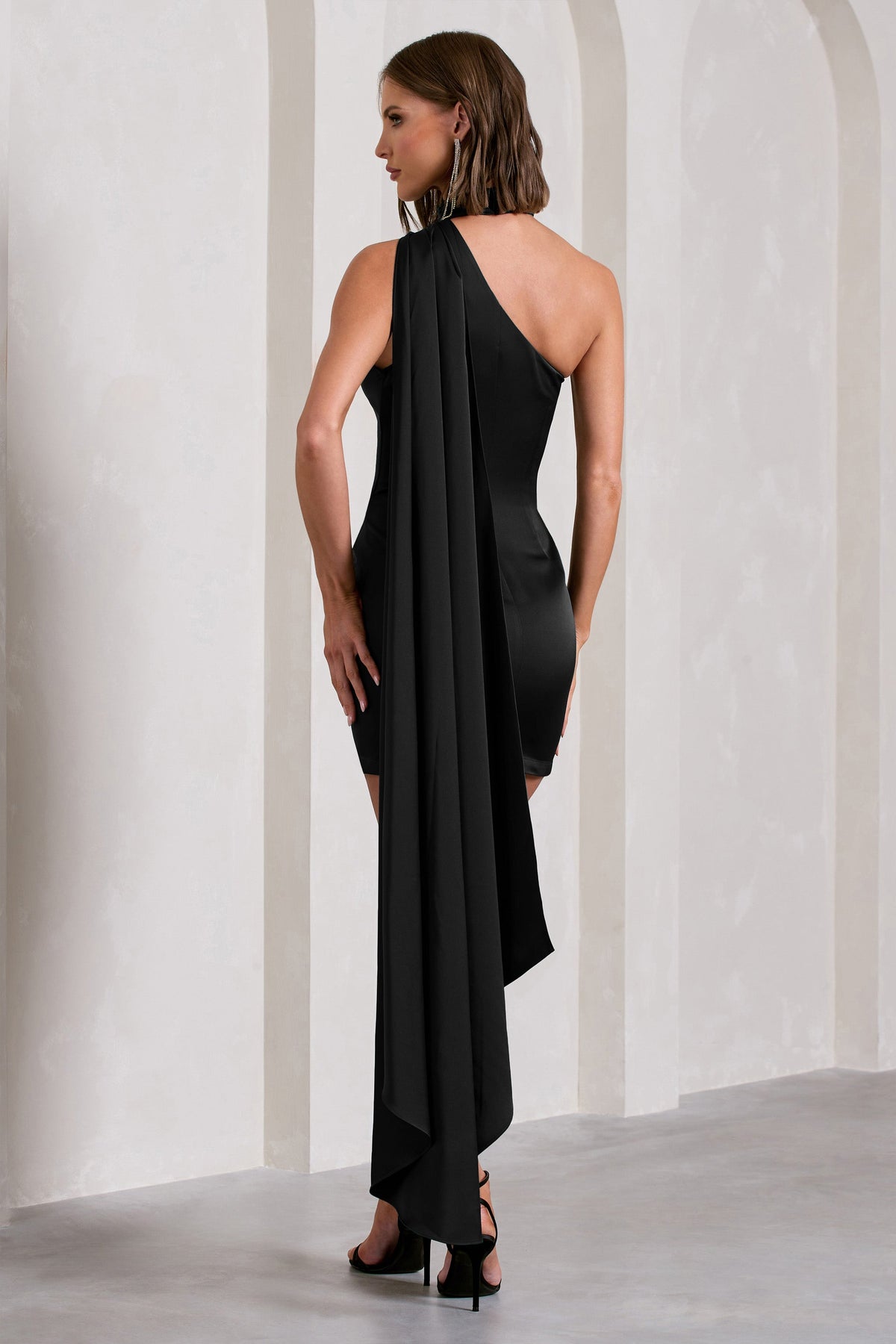 WB_CL130073002-NatalieBlackSatinAsymmetricMiniDressWithScarfDetail6