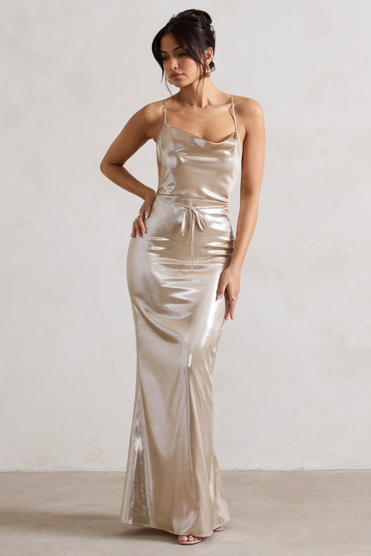 WB_CL132259059-AllInTimeChampagneMetallicCowl-NeckMaxiDressWithCrossBackDetail3