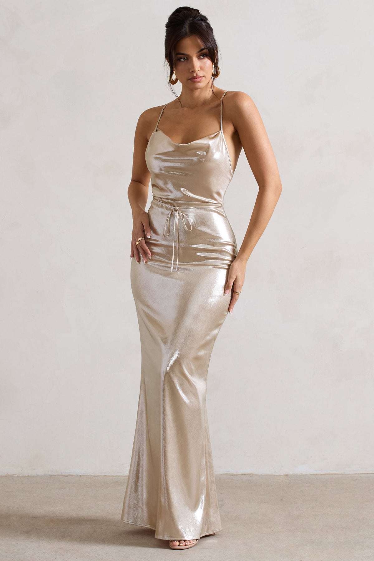 WB_CL132259059-AllInTimeChampagneMetallicCowl-NeckMaxiDressWithCrossBackDetail5