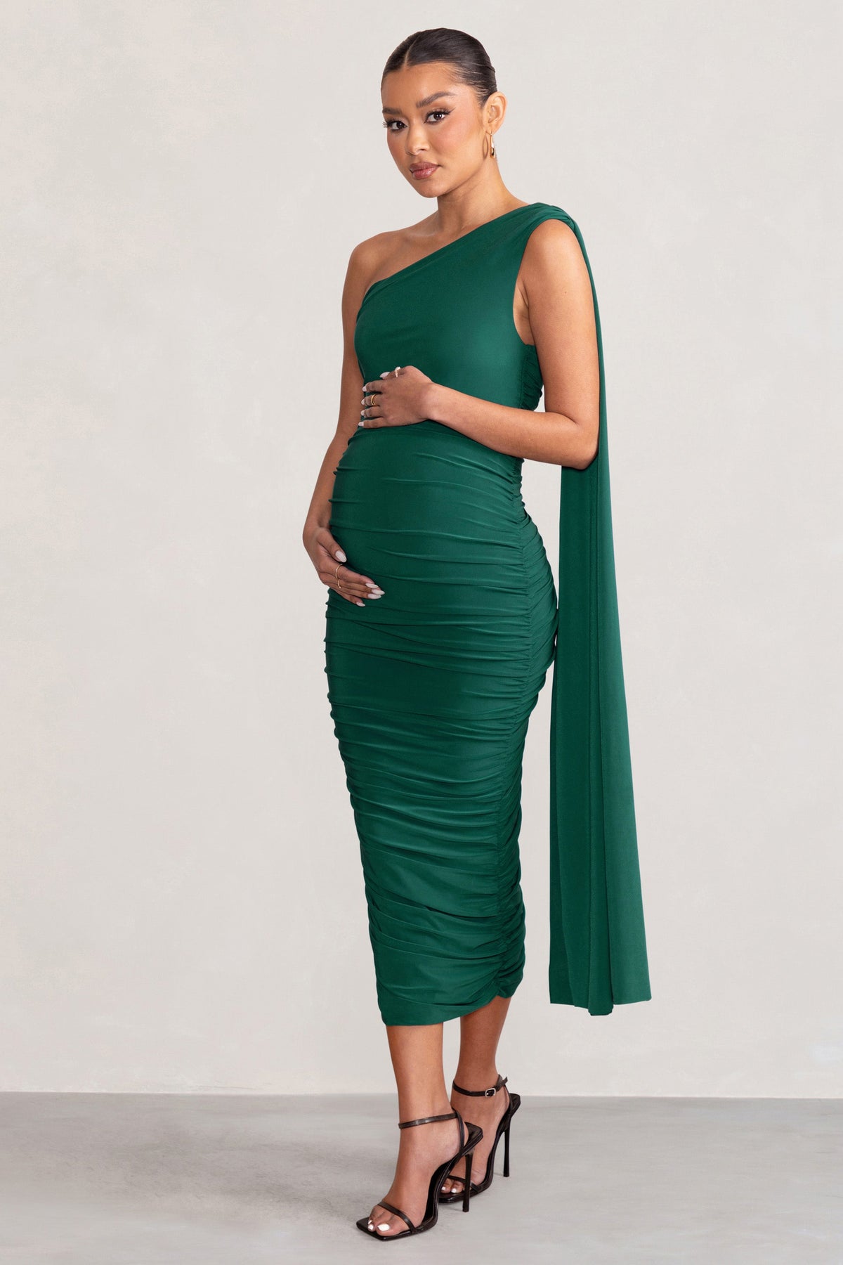 Maternity midi dress with sleeves online