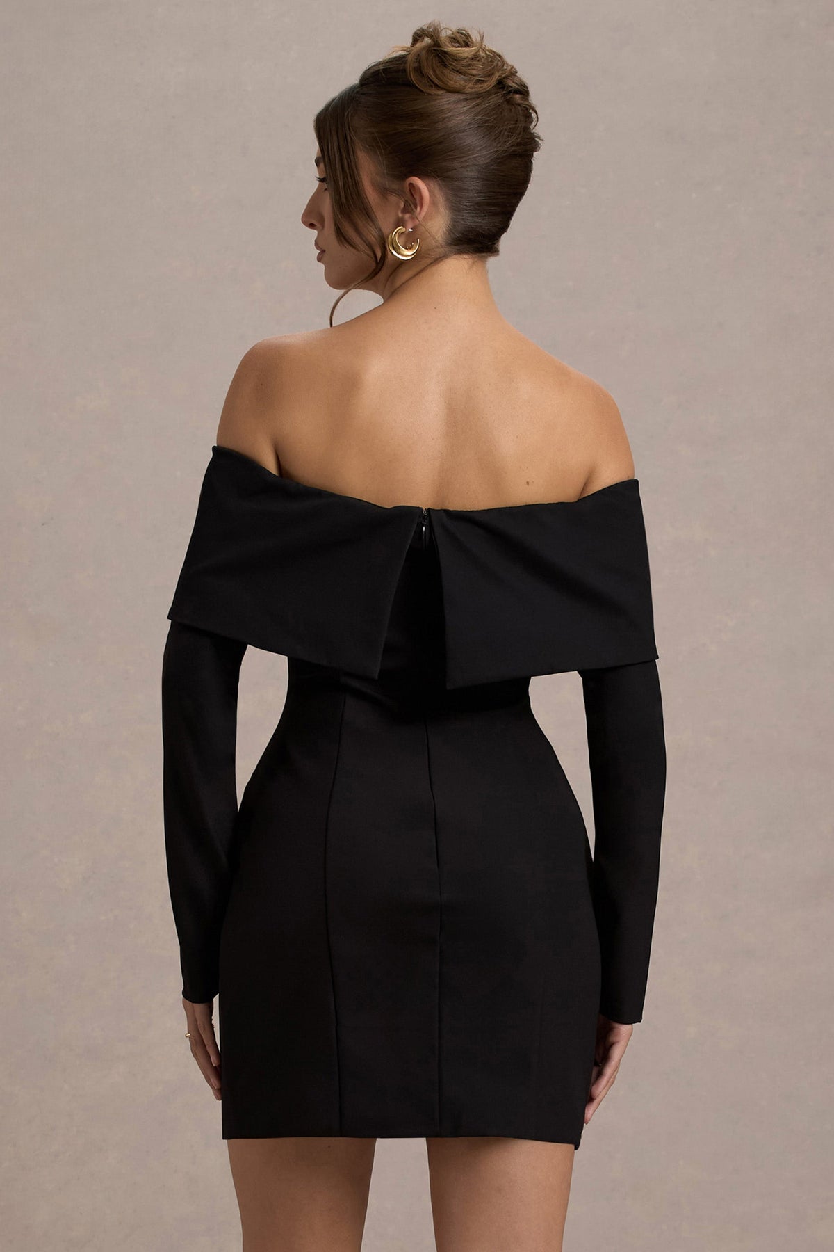 Tara Black Bardot Tailored Blazer Dress Club L London IRE