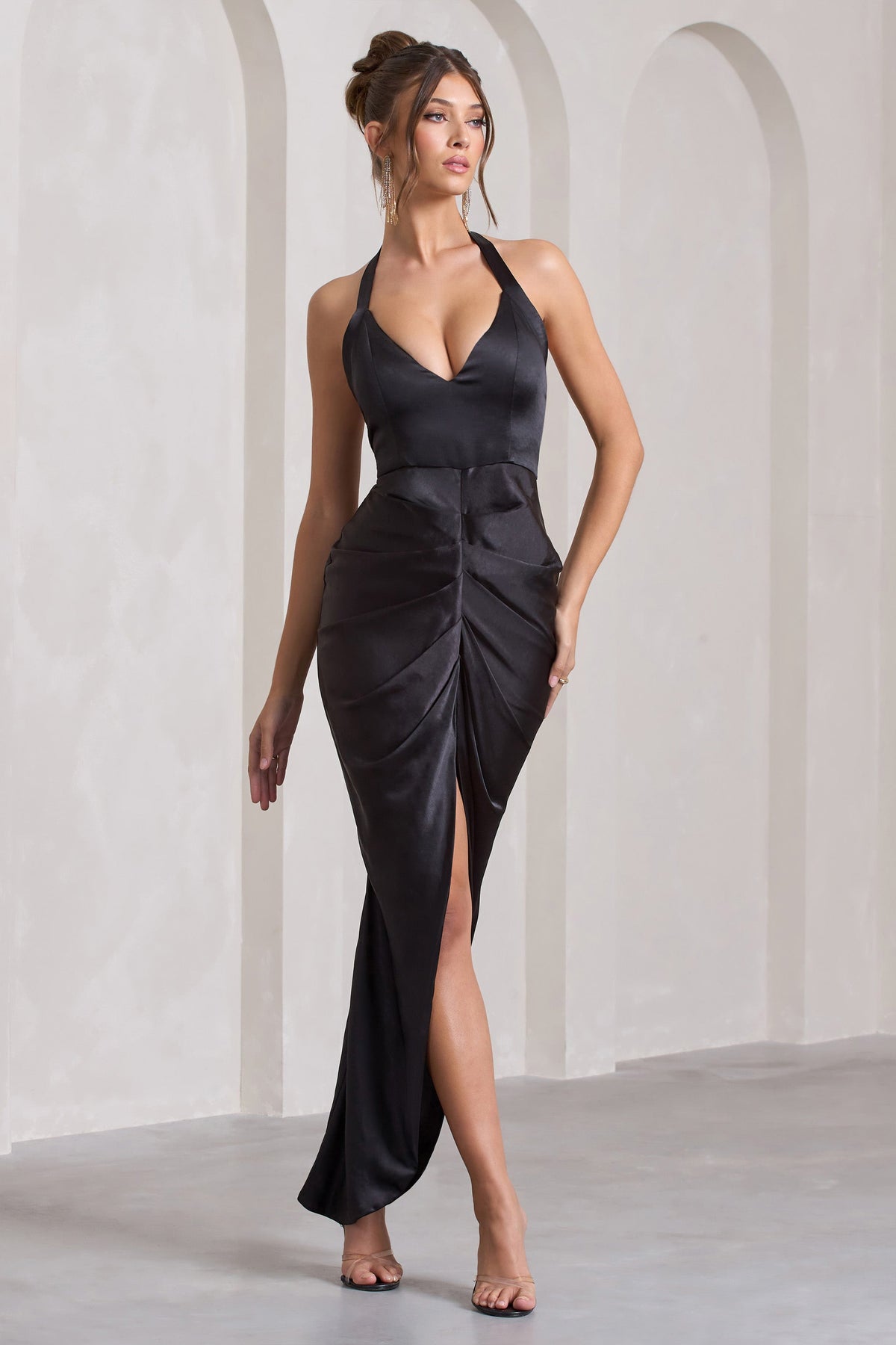 WB_HR_CL133050002-Rebecca_BlackSatinPlungeHalter-NeckOpen-BackSplitMaxiDressBLACK7