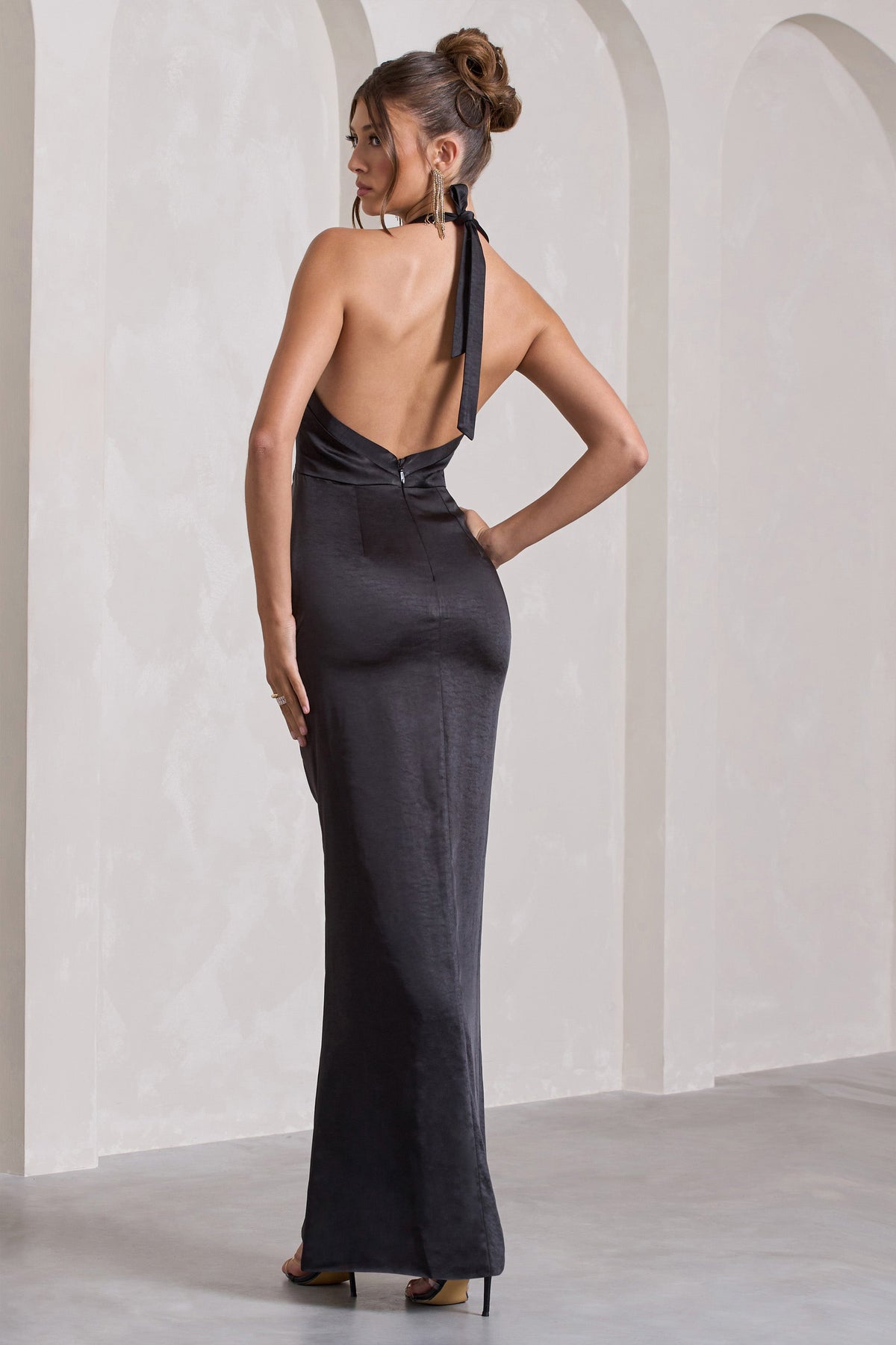WB_HR_CL133050002-Rebecca_BlackSatinPlungeHalter-NeckOpen-BackSplitMaxiDressBLACK9
