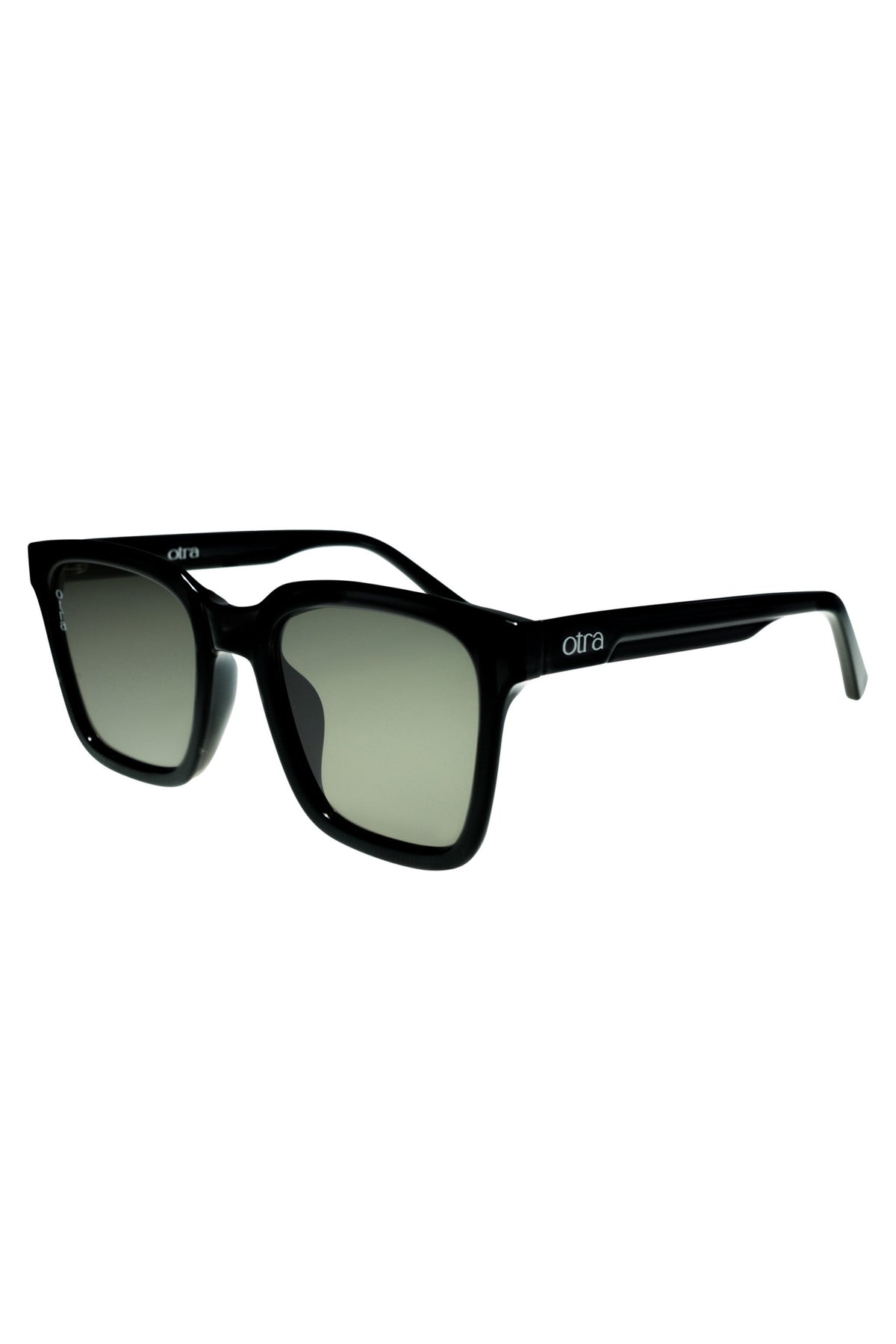 Fyn | Otra Black Oversized Classic Square Sunglasses
