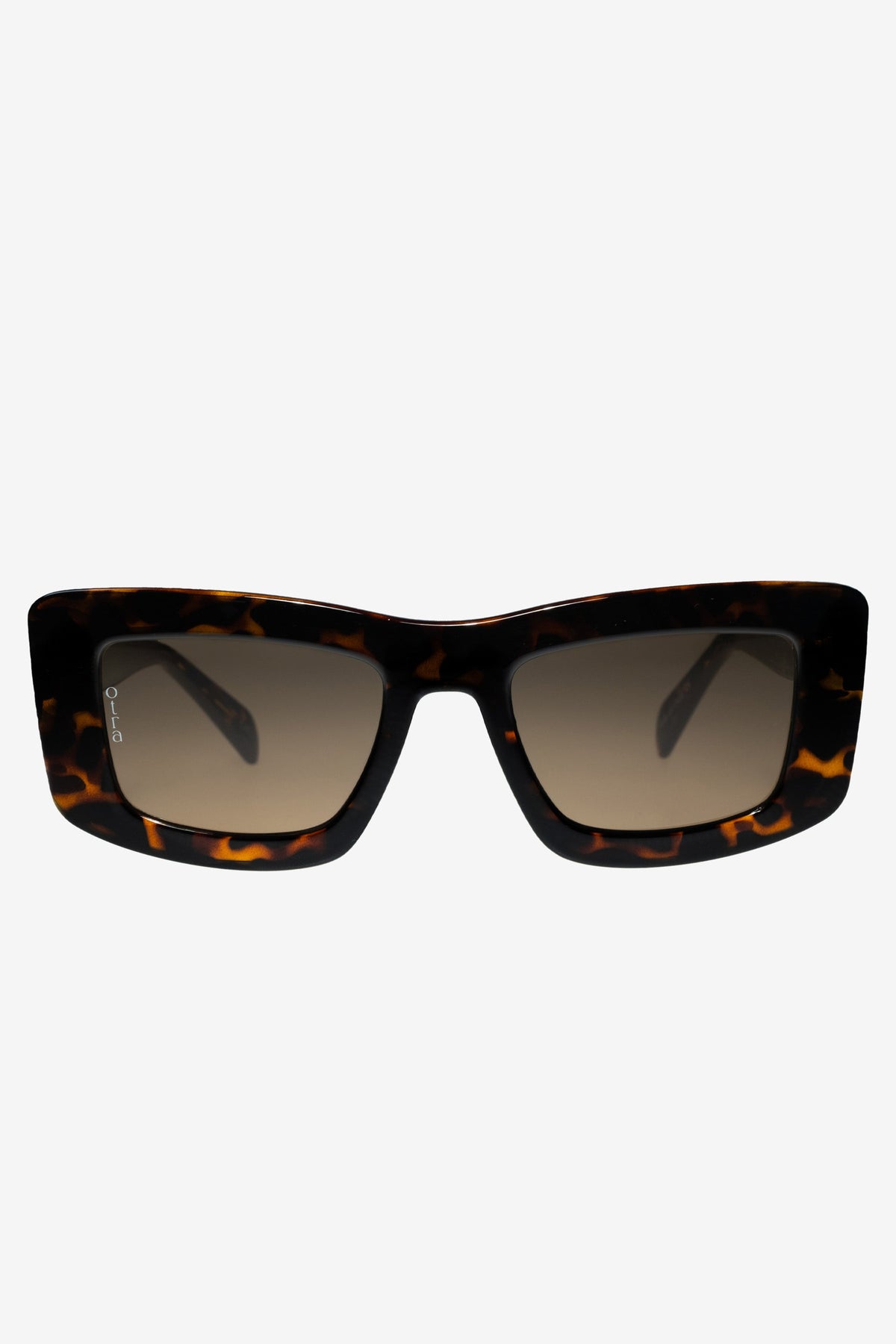 Marsha Otra Tortoiseshell Thick Cat Eye Brown Tinted Sunglasses Club L London IRE