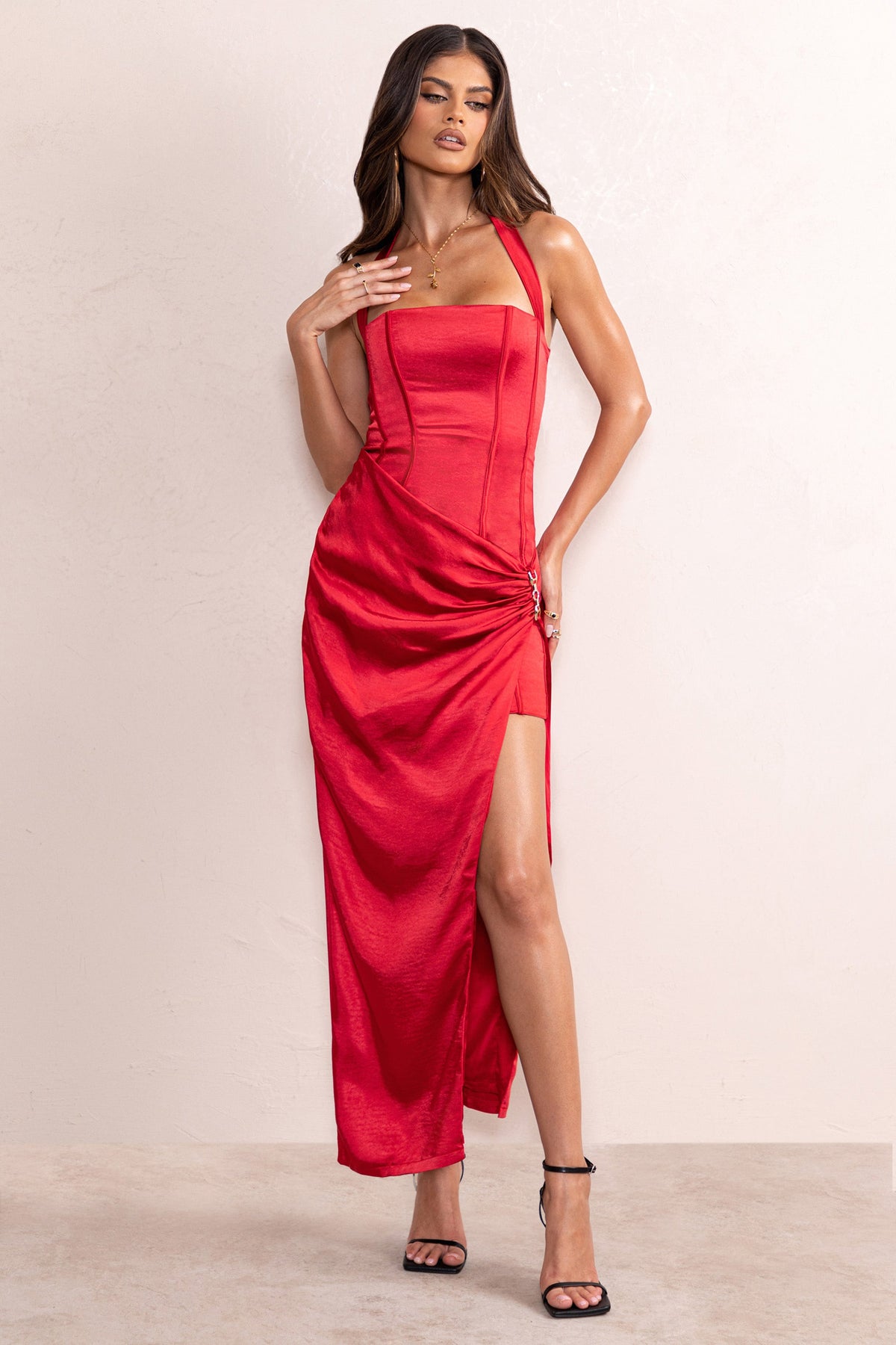 Full skirt sales halter dresses