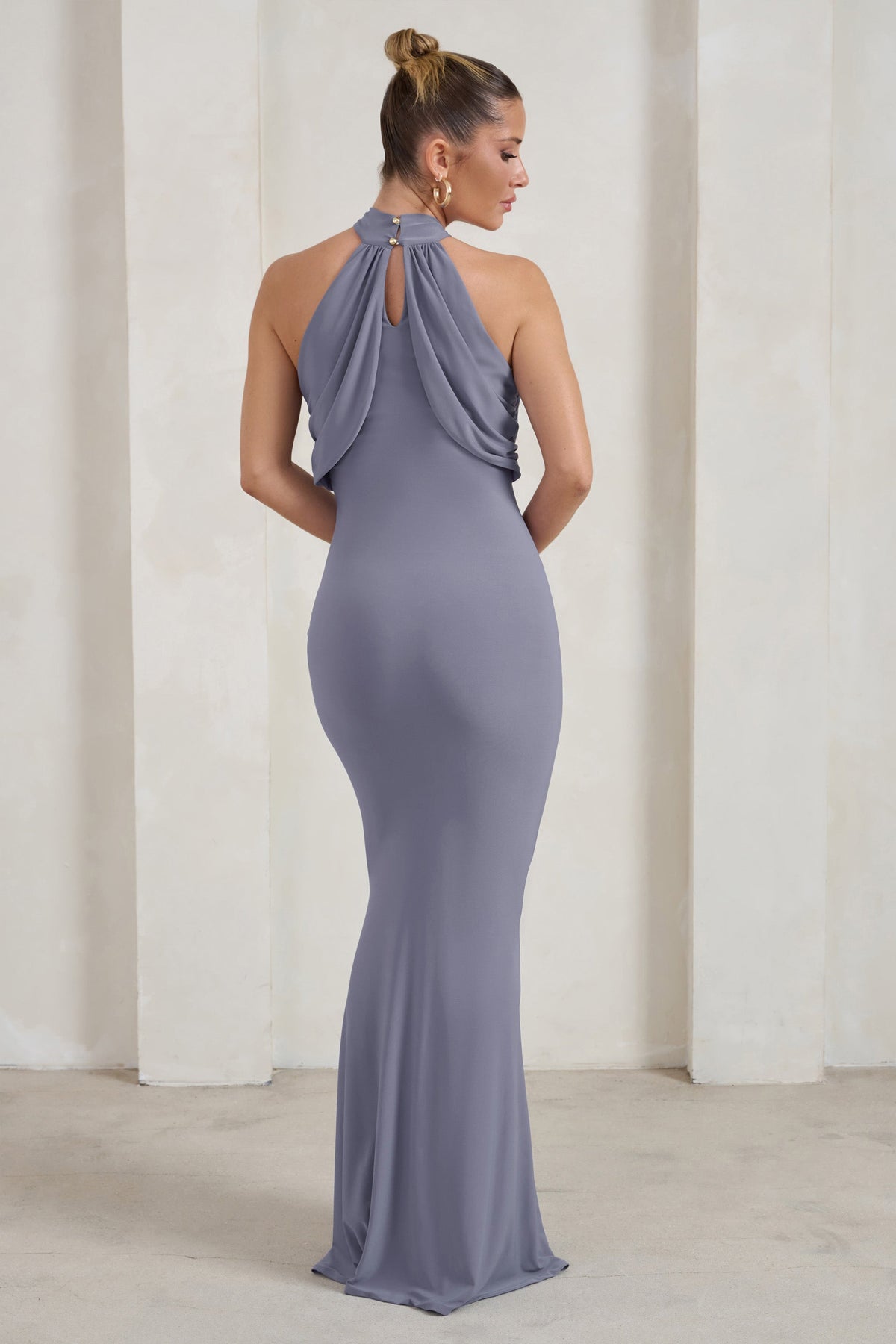 High neck debs dresses hot sale